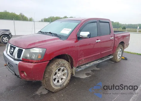 2004 Nissan Titan Le z USA, uszkodzony, nr VIN 1N6AA07B54N509046